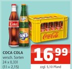 Aktuelles COCA COLA Angebot bei Getränke Oase in Marl ab 16,99 €