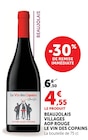Beaujolais Villages AOP Rouge - Le Vin des Copains en promo chez Hyper U Saintes à 4,55 €