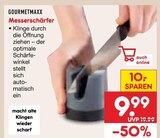 Messerschärfer im Angebot bei Netto Marken-Discount in Stendal Messerschärfer Angebote von GOURMETMAXX bei Netto Marken-Discount Stendal für 9,99 €