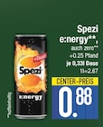 e:nergy im EDEKA Prospekt e:nergy von Spezi im aktuellen EDEKA Prospekt für 0,88 €