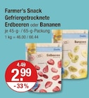 Gefriergetrocknete Erdbeeren von Farmer’s Snack im aktuellen V-Markt Prospekt für 2,99 €
