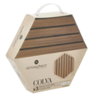 Lot de 3 panneaux Colva hexagone - Atmosphera en promo chez Maxi Bazar Lot de 3 panneaux Colva hexagone - Atmosphera dans le catalogue Maxi Bazar