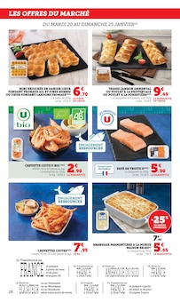 Promotion Crêpe Salée dans le prospectus Super U, valable du 20/01/2026 au 01/02/2026 Promo Crêpe Salée dans le catalogue Super U du moment à la page 28