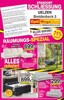 Aktueller Opti-Megastore Prospekt "Räumungs-Spezial" Seite 1 von 16 Seiten