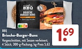 BBQ Brioche-Burger-Buns im ALDI SÜD Prospekt BBQ Brioche-Burger-Buns im aktuellen ALDI SÜD Prospekt für 1,69 €