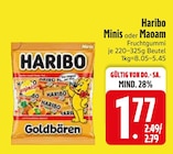 Minis von Haribo im aktuellen EDEKA Prospekt für 1,77 €