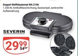 Doppel-Waffelautomat WA 2106 im Angebot bei GLOBUS in Rüsselsheim Doppel-Waffelautomat WA 2106 Angebote von SEVERIN bei GLOBUS Rüsselsheim für 29,99 €