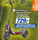 E-Scooter ZT3 Pro D im Angebot bei expert in Recklinghausen E-Scooter ZT3 Pro D Angebote von SEGWAY bei expert Recklinghausen für 729,00 €
