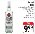 Rum im Angebot bei EDEKA in Dresden Rum Angebote von Bacardi bei EDEKA Dresden für 9,99 €