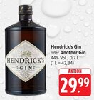 Gin Angebote von Hendrick's bei Trinkgut Mainz für 29,99 €