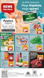 REWE Prospekt "Dein Markt" für Wesel, 34 Seiten, 29.09.2025 - 04.10.2025