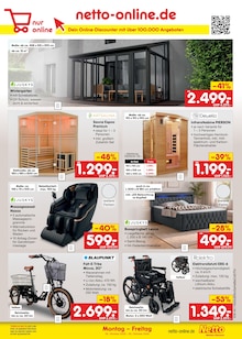 Boxspringbett im Netto Marken-Discount Prospekt "Aktuelle Angebote" mit 76 Seiten (Dresden)