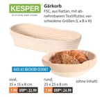 Gärkorb oval von Kesper im aktuellen V-Markt Prospekt für 7,99 €