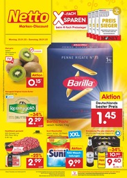 Netto Marken-Discount Prospekt "Aktuelle Angebote" für Salzwedel, 46 Seiten, 23.01.2023 - 28.01.2023