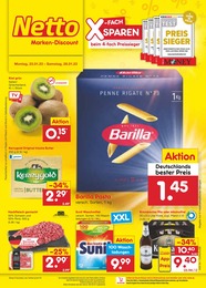 Netto Marken-Discount Prospekt "Aktuelle Angebote" für Salzwedel, 46 Seiten, 23.01.2023 - 28.01.2023 Netto Marken-Discount Prospekt "Aktuelle Angebote" für Salzwedel, 46 Seiten, 23.01.2023 - 28.01.2023