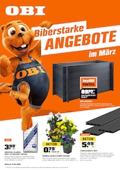 Aktueller OBI Möbel & Einrichtung Prospekt in Hellenthal und Umgebung, "BIBERSTARKE ANGEBOTE" mit 22 Seiten, 01.03.2026 - 31.03.2026