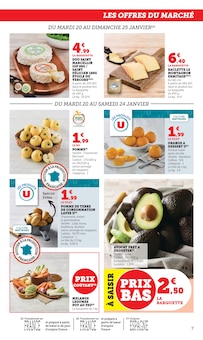Promotion Lait dans le prospectus U Express, valable du 20/01/2026 au 01/02/2026 Promo Lait dans le catalogue U Express du moment à la page 7