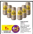 Bière blonde - LEFFE en promo chez Intermarché Express Saint-Maur-des-Fossés à 6,32 €