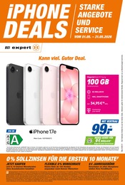 Aktueller expert Prospekt mit iPhone, "iPHONE DEALS", Seite 1