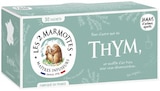 Infusion thym - Les 2 Marmottes en promo chez Lidl Infusion thym - Les 2 Marmottes dans le catalogue Lidl
