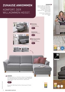 Sitzmöbel im Möbel Martin Prospekt "WOHNFÜHLEN NEU ENTDECKEN" mit 32 Seiten (Ludwigshafen (Rhein))