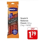 Kabanos Classic bei EDEKA im Schöllkrippen Prospekt für 1,79 €