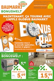 Catalogue Bricolage Globus-Baumarkt en cours à Aumetz et alentours, "GLOBUS BAUMARKT Immer eine Idee besser", 16 pages, 17/11/2025 - 22/11/2025
