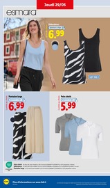 Pantalon Femme Angebote im Prospekt "Coup d'envoi sur les promos !" von Lidl auf Seite 46