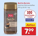 Aktuelle Melitta Angebote bei Netto Marken-Discount in Nürnberg Aktuelles Barista löslicher Bohnenkaffee Angebot bei Netto Marken-Discount in Nürnberg ab 7,99 €