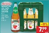 Aktuelle Saft Angebote bei Netto Marken-Discount in Heilbronn Aktuelles Apfelsaft klar oder Apfeldirektsaft naturtrüb Angebot bei Netto Marken-Discount in Heilbronn ab 7,99 €