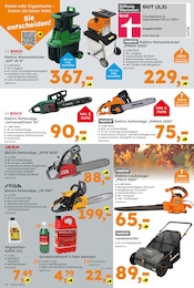 Aktueller Globus-Baumarkt Prospekt mit Kettensäge, "Immer eine Idee besser", Seite 12