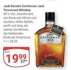 Aktuelles Gentleman Jack Tennessee Whiskey Angebot bei GLOBUS in Salzgitter ab 19,99 €