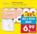 Aktuelles Toilettenpapier Angebot bei Netto Marken-Discount in Frankfurt (Main) ab 6,99 €