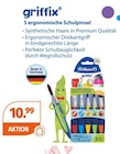 Pinsel im Müller Prospekt griffix 5 ergonomische Schulpinsel von Pelikan im aktuellen Müller Prospekt für 10,99 €