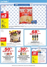 Offre Emmental dans le catalogue Carrefour du moment à la page 46