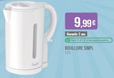 Bouilloire - Simpl en promo chez Supermarchés Match Calais à 9,99 €
