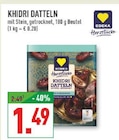 Khidri Datteln im Angebot bei Marktkauf in Düsseldorf Khidri Datteln Angebote von EDEKA Herzstücke bei Marktkauf Düsseldorf für 1,49 €