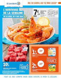 Catalogue Supermarchés E.Leclerc en cours à Grandvilliers et alentours, L'arrivage de la semaine, 32 pages, 30/04/2024 - 12/05/2024
