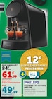 Machine L'Or Barista - PHILIPS en promo chez Super U Montpellier à 49,99 €