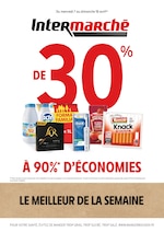 Catalogue Intermarché à Aulnay-sous-Bois, avec 7 pages Prospectus Intermarché à Aulnay-sous-Bois, "De 30% à 90% d'économies", 7 pages, 07/04/2021 - 18/04/2021