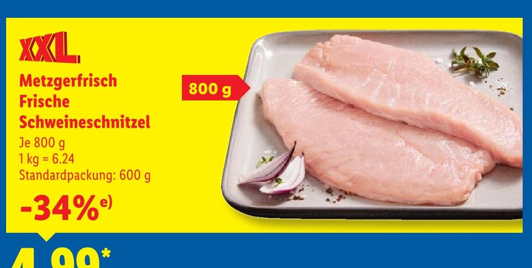 Metzgerfrisch Frische Schweineschnitzel