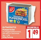 Pumpernickel von GUT&GÜNSTIG für 1,49 € bei EDEKA im Angebot Pumpernickel von GUT&GÜNSTIG im aktuellen EDEKA Prospekt