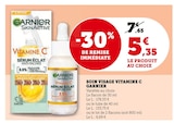 Soin visage vitamine c - GARNIER dans le catalogue Hyper U