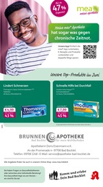 Aktueller mea - meine apotheke Apotheke Prospekt in Nüdlingen und Umgebung, "Unsere Juni-Angebote" mit 4 Seiten, 01.06.2025 - 30.06.2025