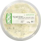 Tzatziki au yaourt Grec, concombre, menthe, aneth dans le catalogue Carrefour