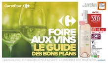 Catalogue Supermarchés de Carrefour à Carcans Prospectus Carrefour à Carcans, "Foire aux vins : le guide des bons plans", 40 pages, 28/03/2023 - 10/04/2023