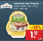 Leberwurst von Rügenwalder für 1,11 € bei Netto Marken-Discount im Angebot Leberwurst von Rügenwalder im aktuellen Netto Marken-Discount Prospekt