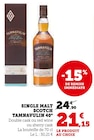 Hyper U Fresnes-lès-Montauban - Promo Single Malt Scotch 40° Promo Single Malt Scotch 40° à 21,15 € dans le catalogue Hyper U à Fresnes-lès-Montauban