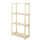 Étagère garage pin massif 4 tablettes - H.130 x l.65 x P.30 cm - Cooke and Lewis en promo chez Brico Dépôt Saint-Étienne à 19,90 €