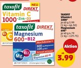 Vitamin C 1000 + Zink + D3 von taxofit im aktuellen Penny Prospekt für 3,99 €